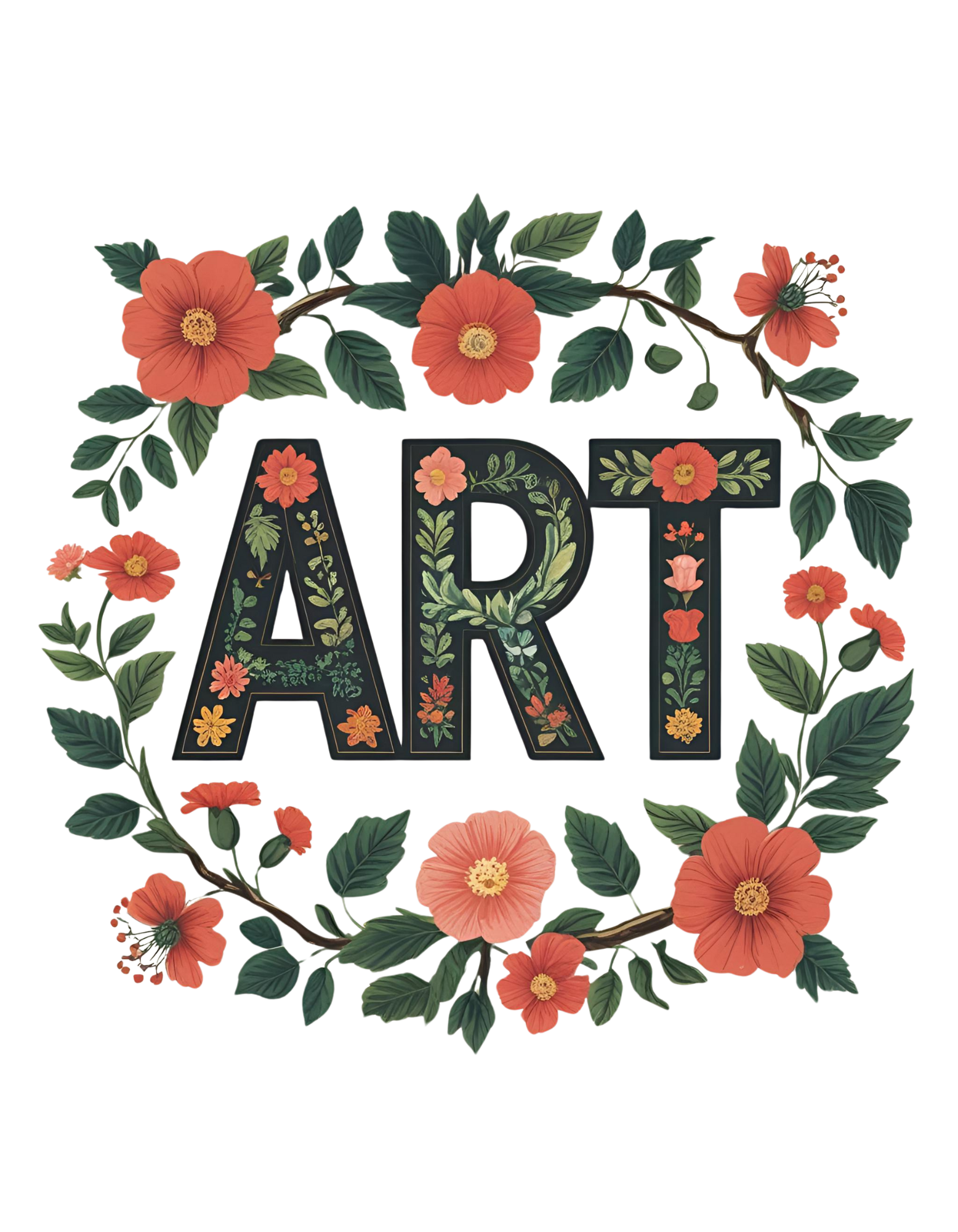 "Art" T-Shirt – Minimalist Graphic Tee for Creatives