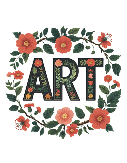 "Art" T-Shirt – Minimalist Graphic Tee for Creatives