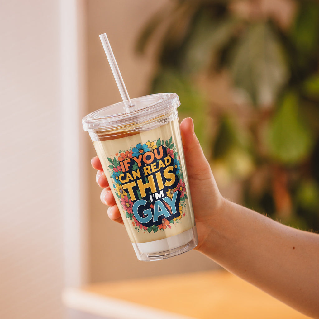 If You Can Read This (Clear Tumbler)
