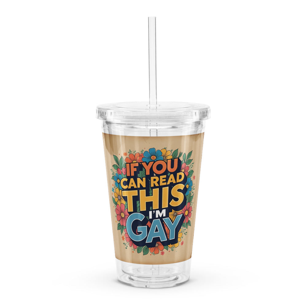 If You Can Read This (Clear Tumbler)