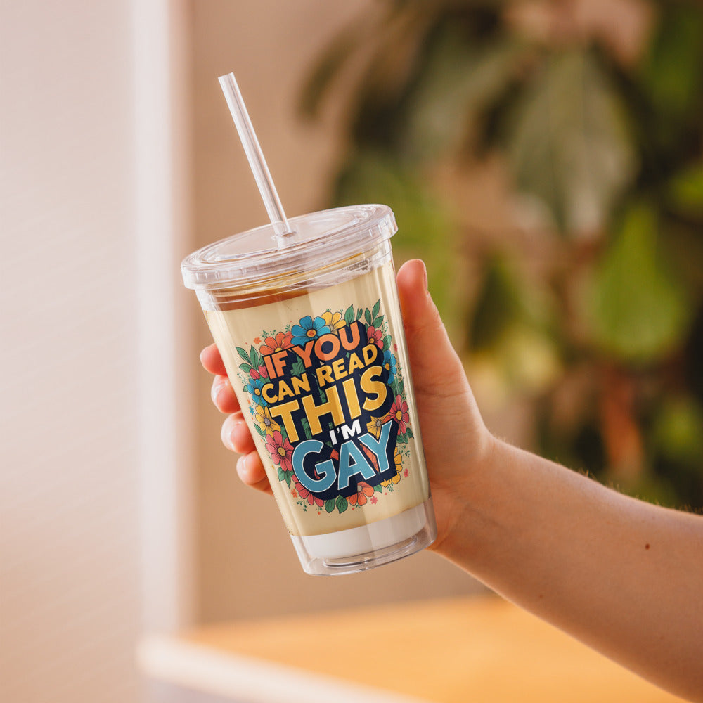 If You Can Read This (Clear Tumbler)