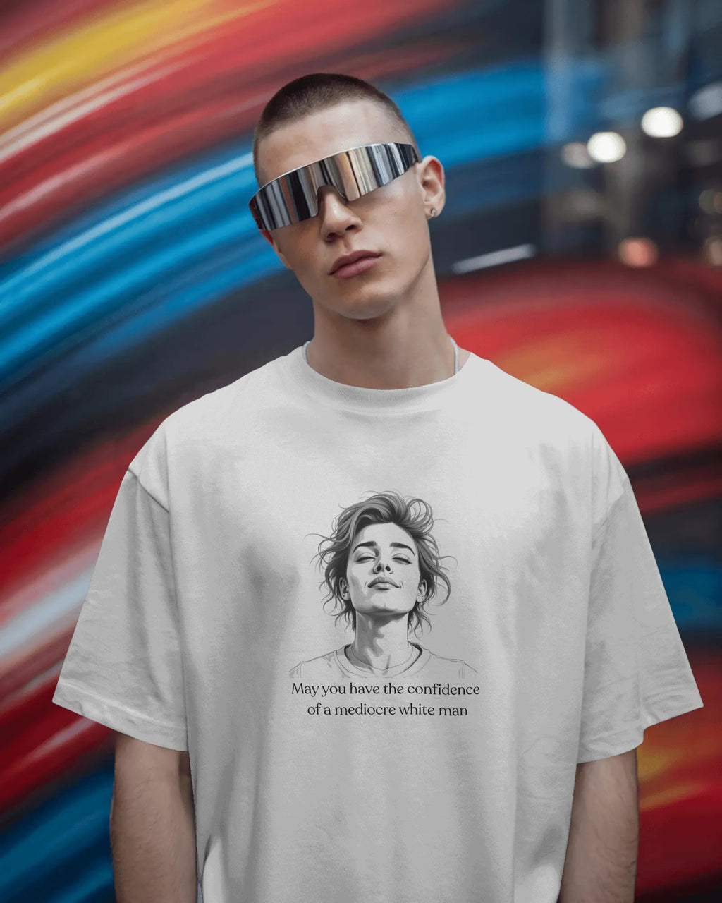 Savage Cotton statement t-shirt with bold queer slogan in soft cotton fabric