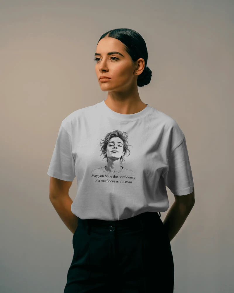 Savage Cotton statement t-shirt with bold queer slogan in soft cotton fabric