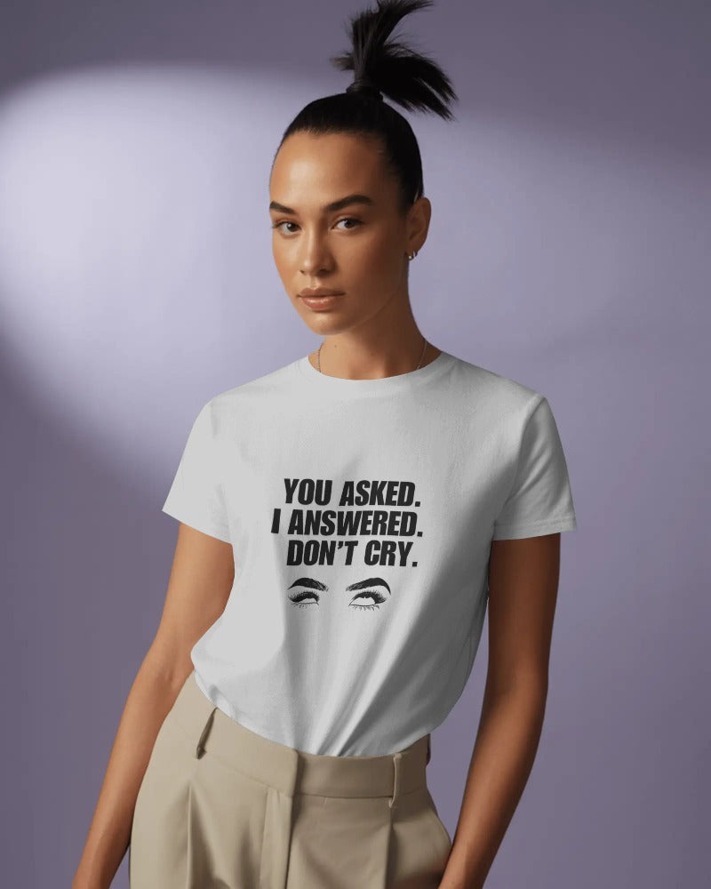 Don’t Cry Tee unisex WLW pride shirt