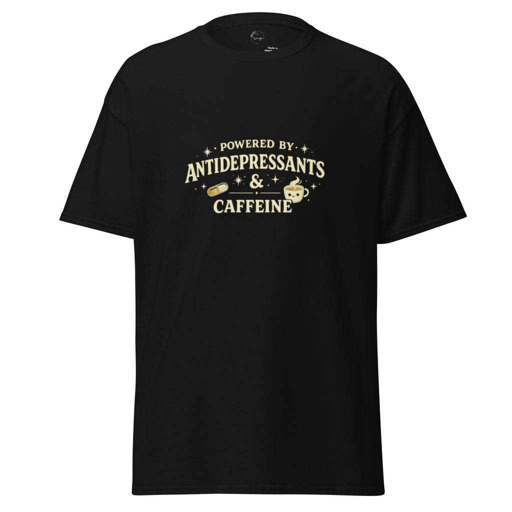 Gray t-shirt with 'consistency is key' text on a white background