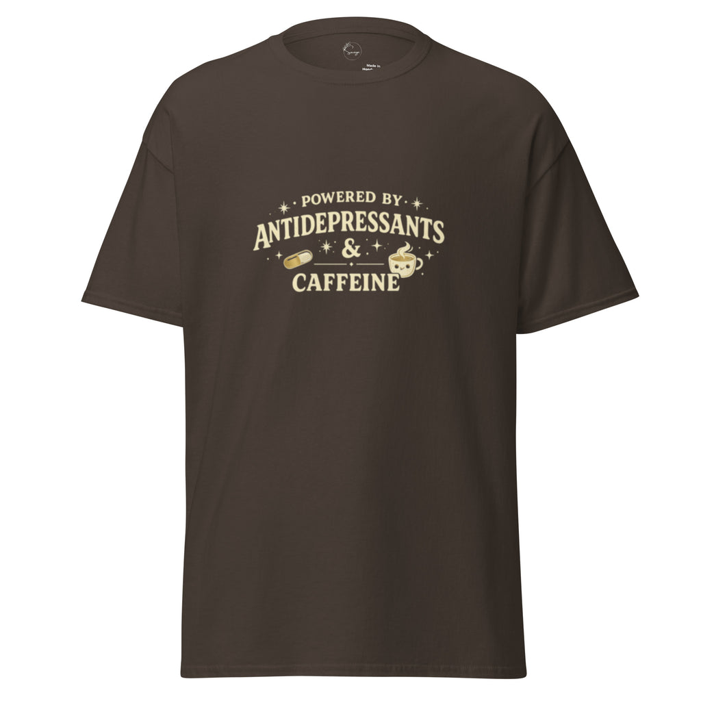 Gray t-shirt with 'consistency is key' text on a white background