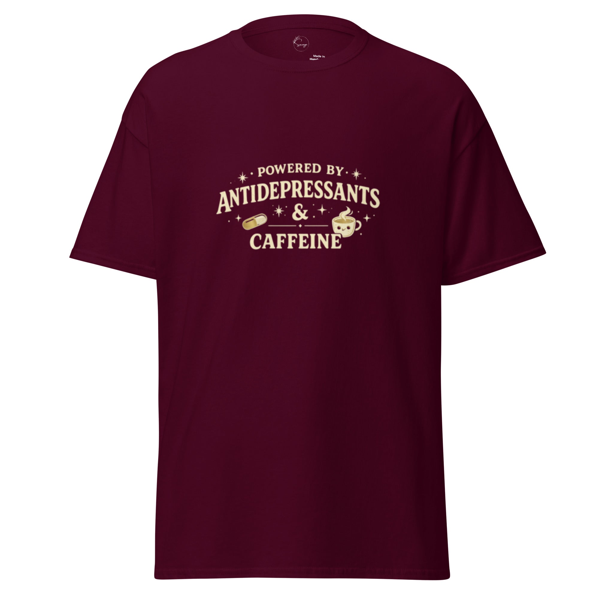 Gray t-shirt with 'consistency is key' text on a white background
