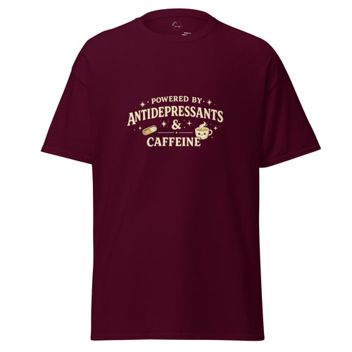 Gray t-shirt with 'consistency is key' text on a white background