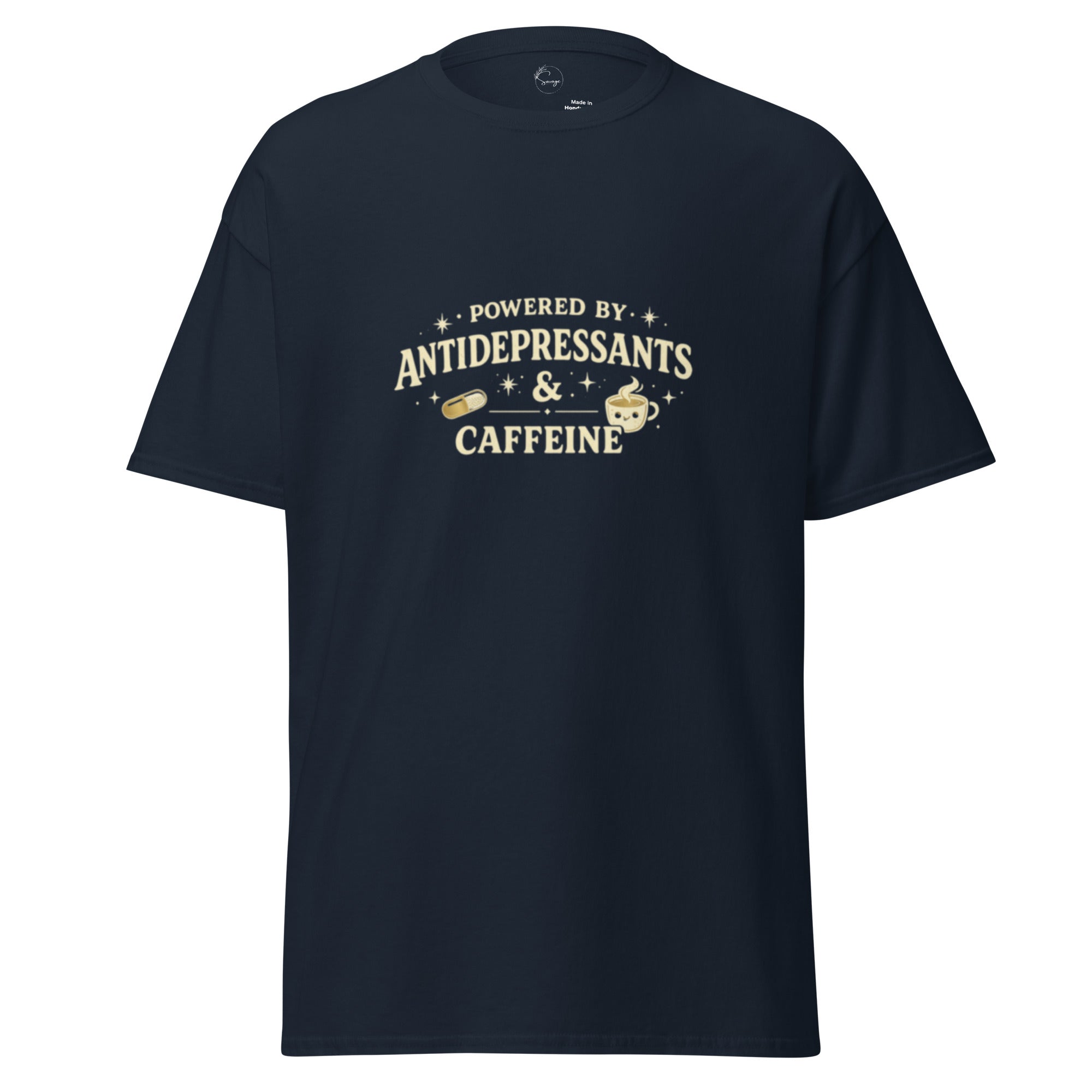 Gray t-shirt with 'consistency is key' text on a white background