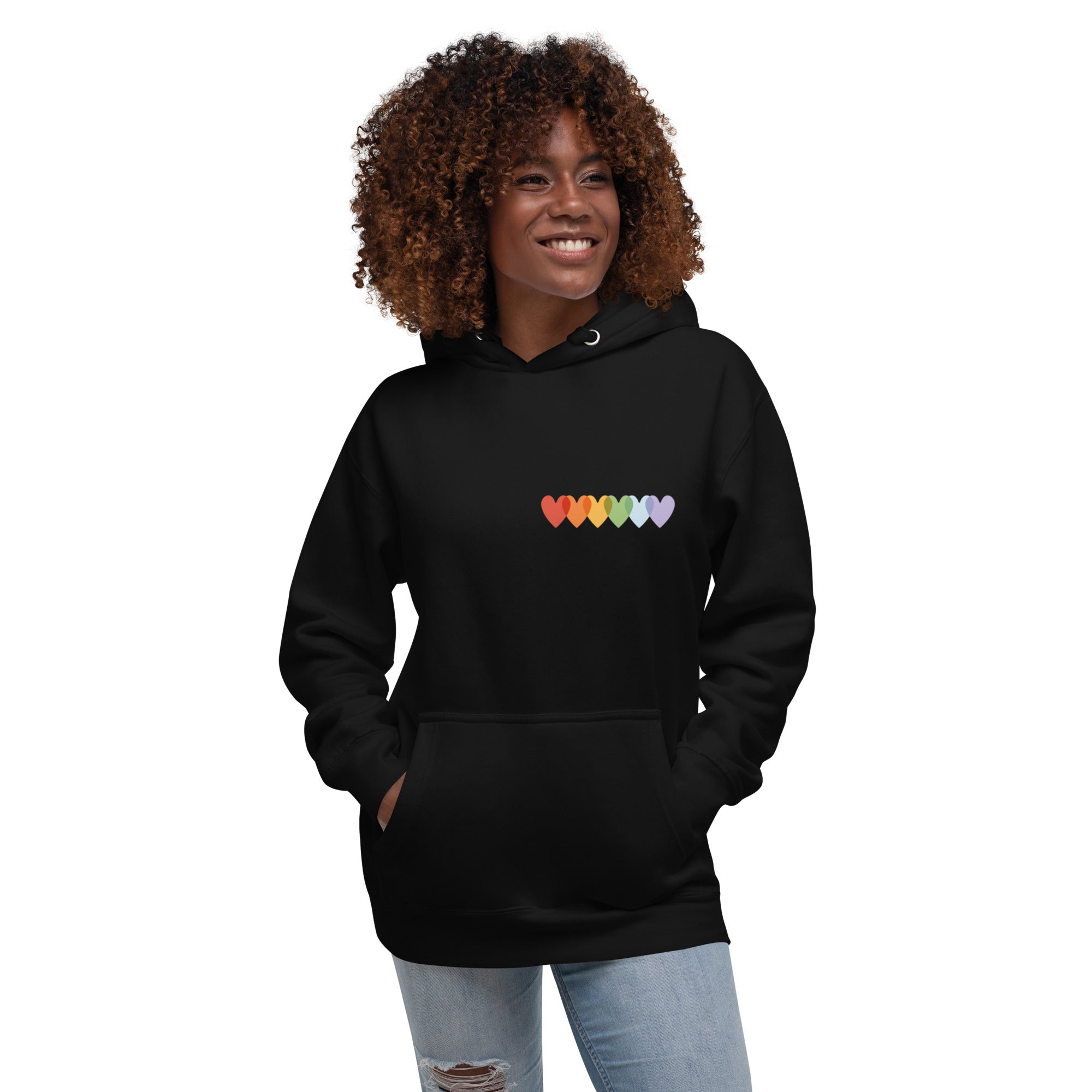Pride Hoodie unisex WLW queer pride sweatshirt