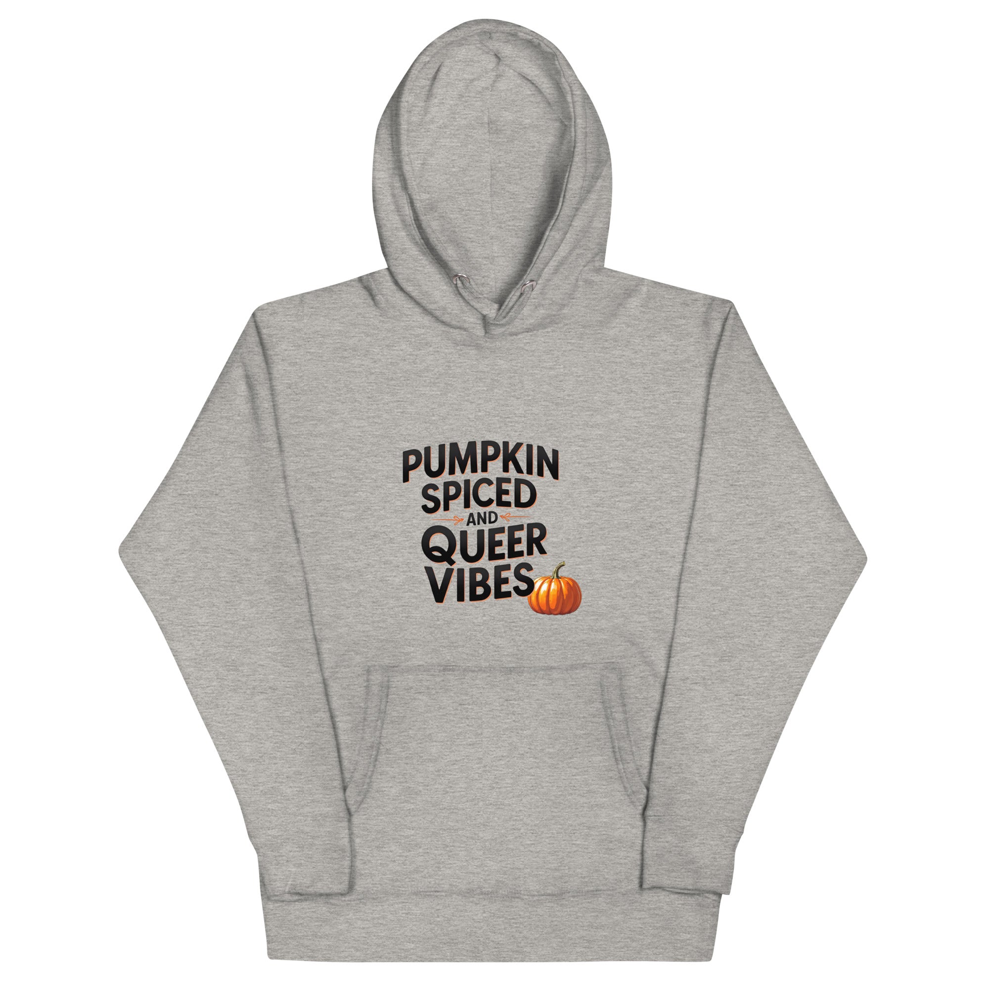 Pumpkin Spiced Queer Vibes Hoodie | Premium Unisex Fit – Savage Cotton