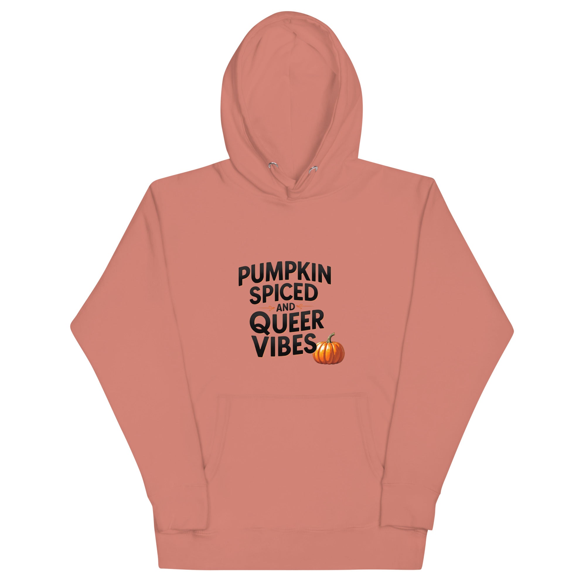 Oversized fall hoodie with LGBTQ+ slogan from Savage Cotton