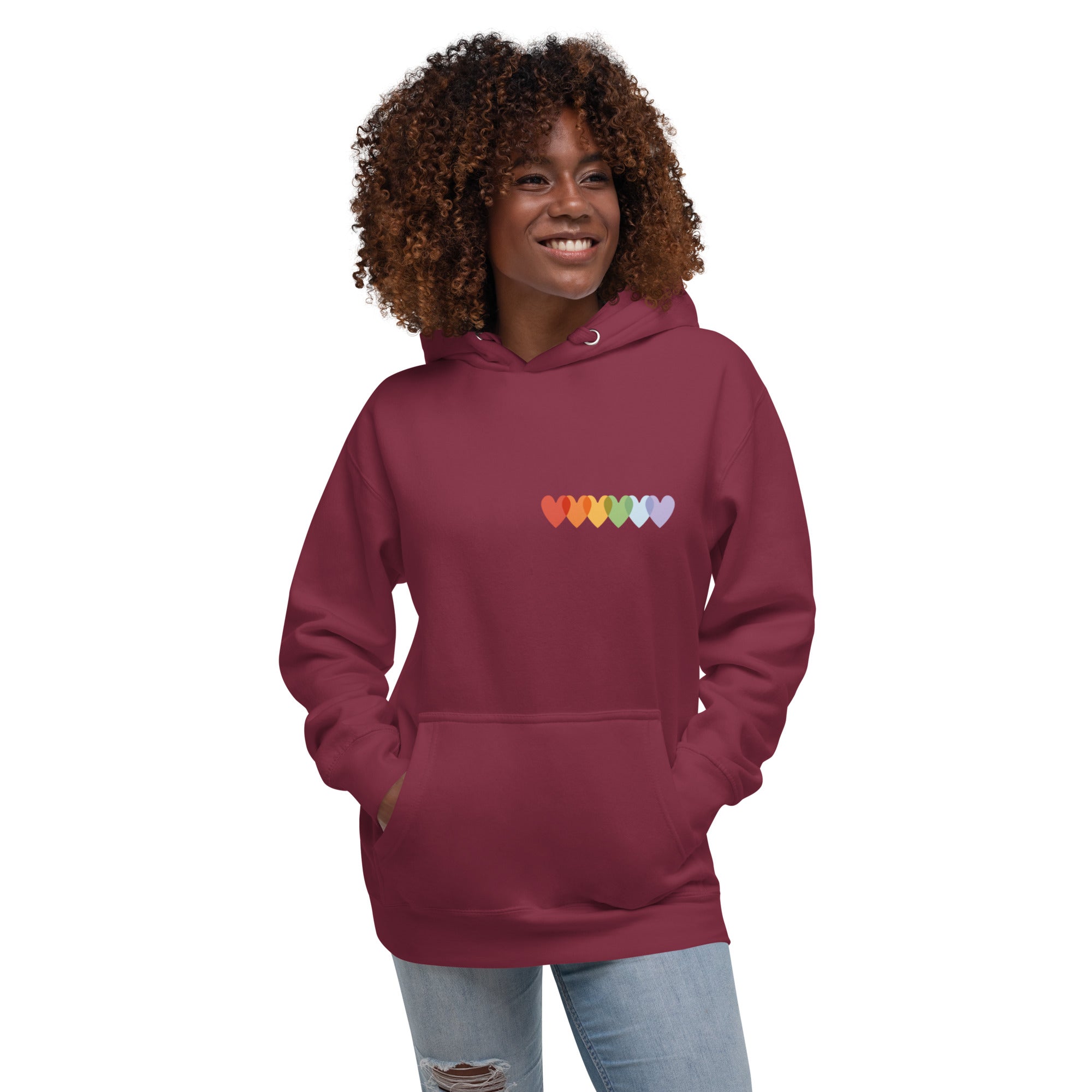 Pride Hoodie unisex WLW queer pride sweatshirt