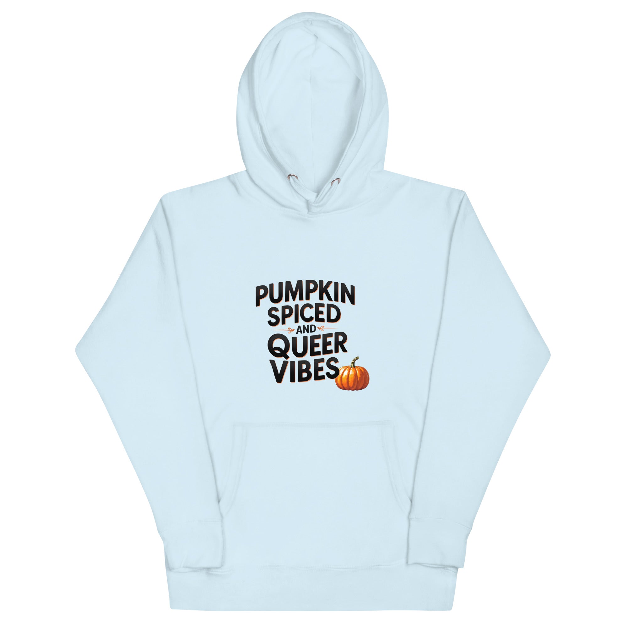 Oversized fall hoodie with LGBTQ+ slogan from Savage Cotton