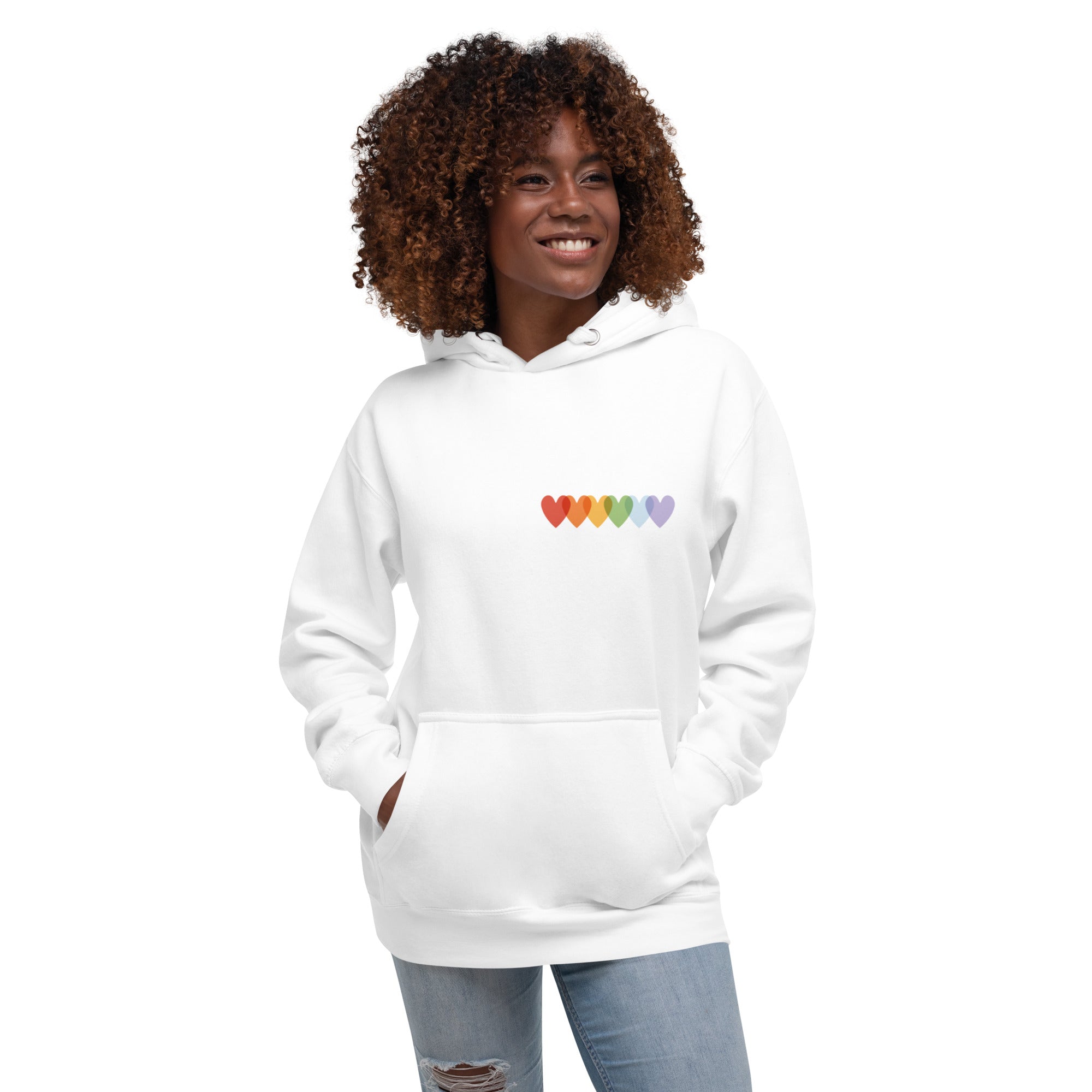 Pride Hoodie unisex WLW queer pride sweatshirt
