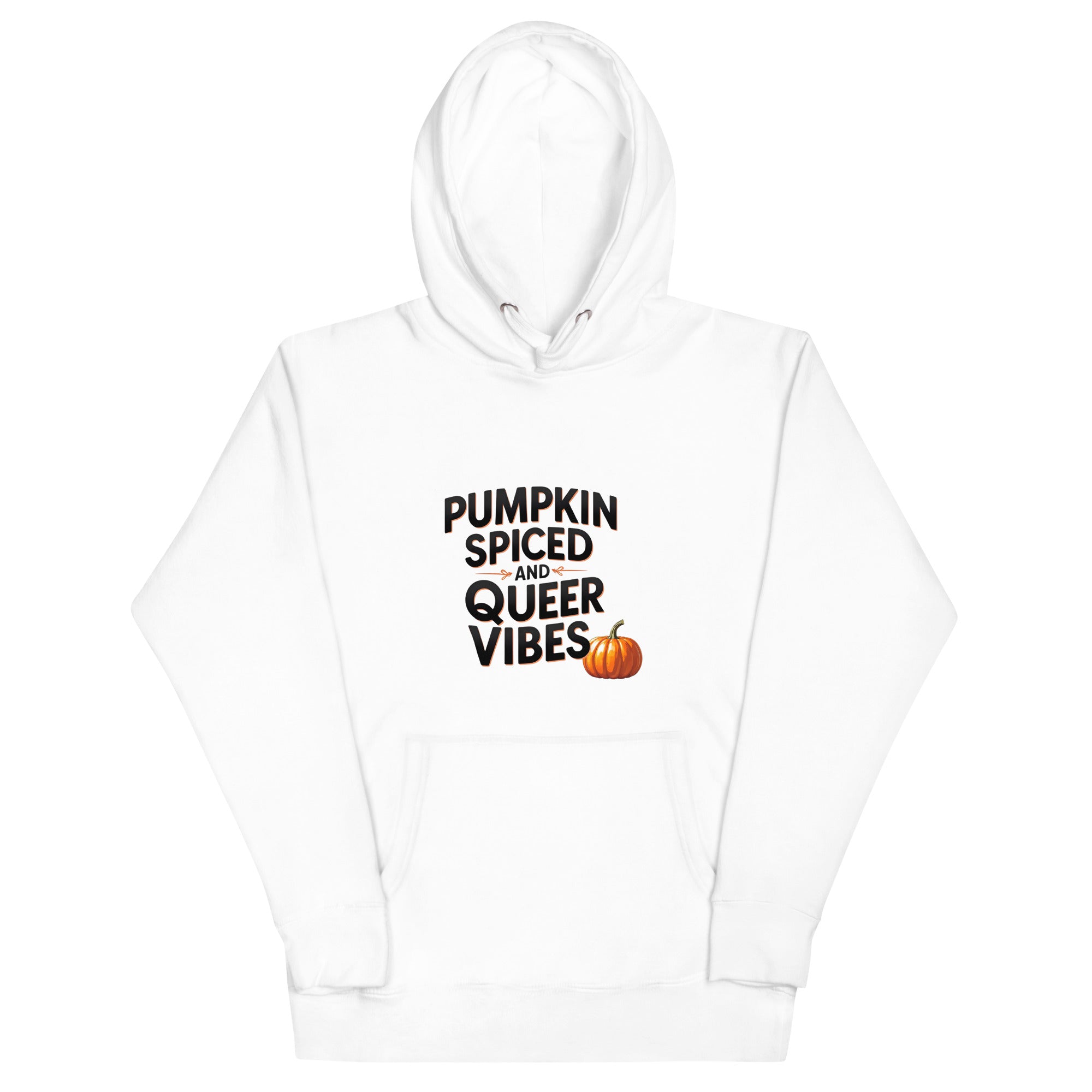 Oversized fall hoodie with LGBTQ+ slogan from Savage Cotton