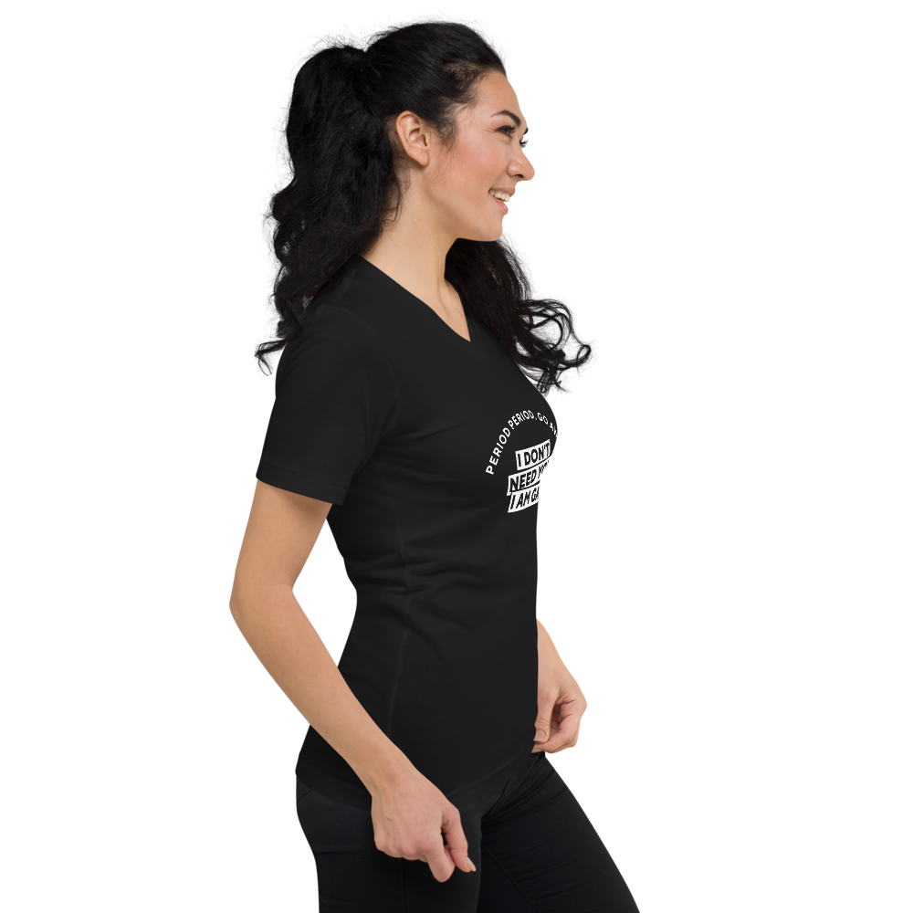 Period Go Away Tee unisex WLW slogan shirt with cheeky text