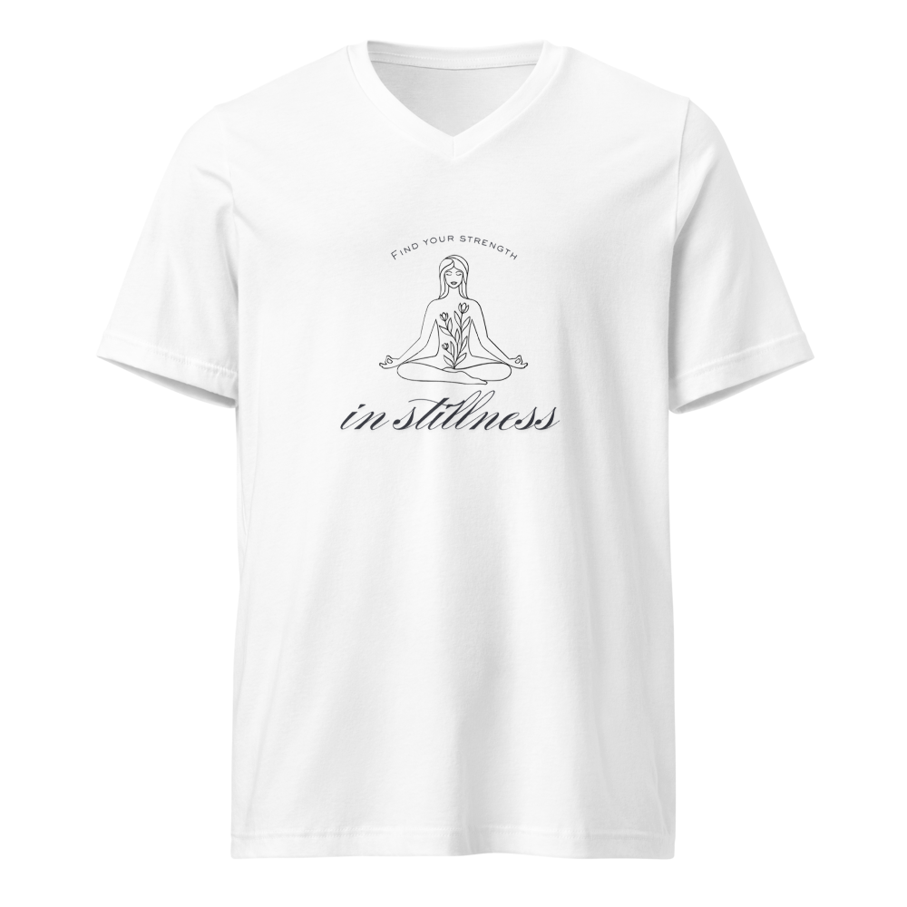 Strength in Stillness Tee unisex WLW pride shirt with empowering slogan