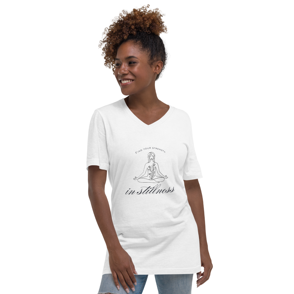 Strength in Stillness Tee unisex WLW pride shirt with empowering slogan