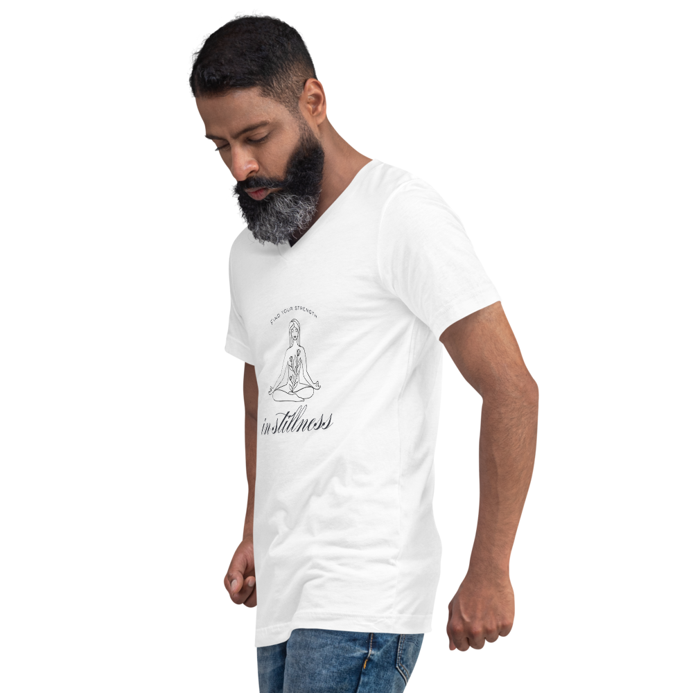 Strength in Stillness Tee unisex WLW pride shirt with empowering slogan