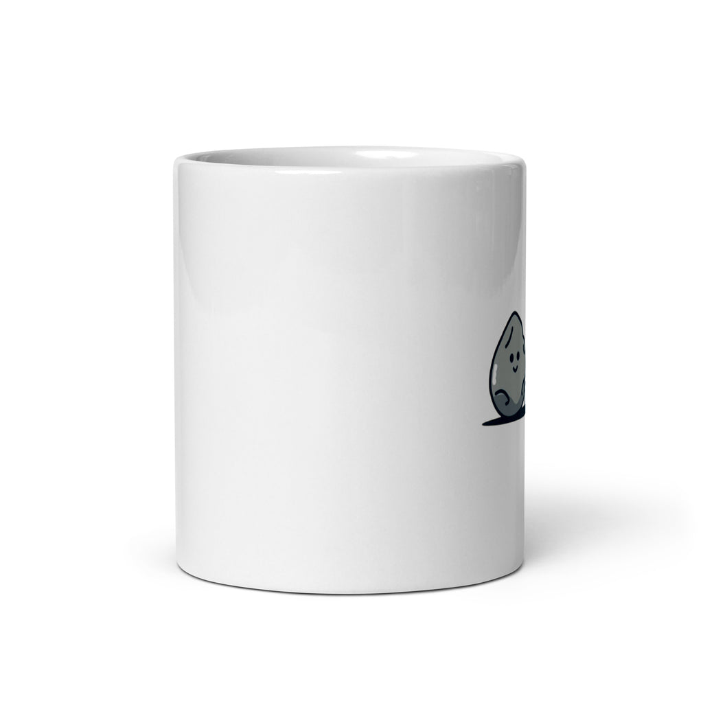 Funny rock paper scissors mug with subtle queer meaning