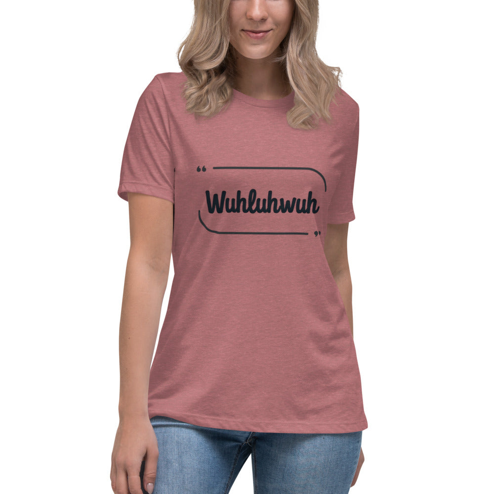 Wuhluhwuh Tee unisex sapphic WLW slogan shirt