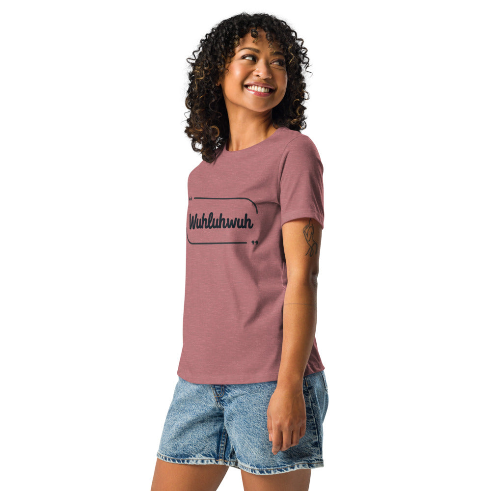 Wuhluhwuh Tee unisex sapphic WLW slogan shirt