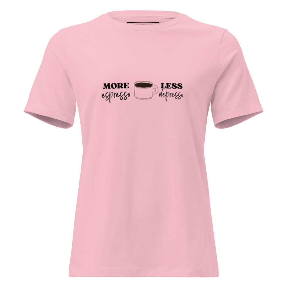 More Espresso Tee unisex WLW slogan shirt with coffee-inspired design