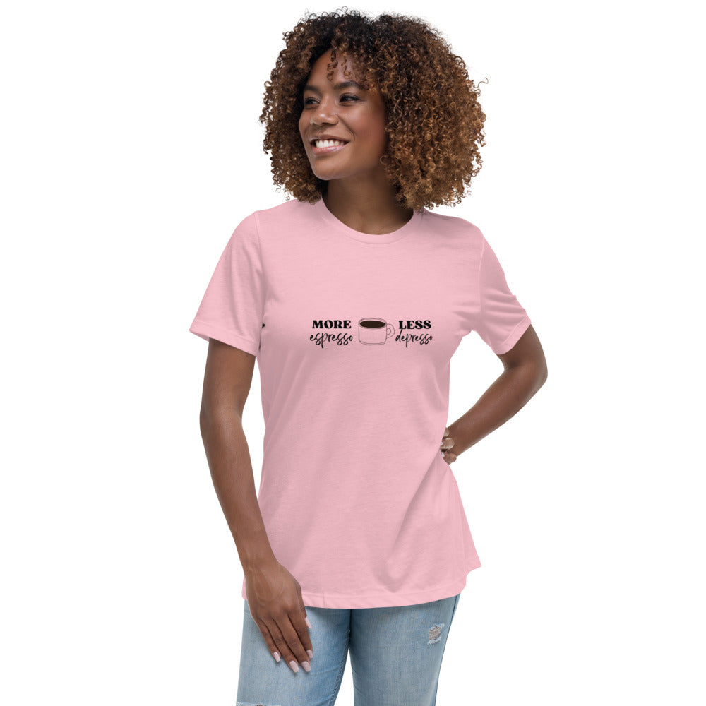 More Espresso Tee unisex WLW slogan shirt with coffee-inspired design