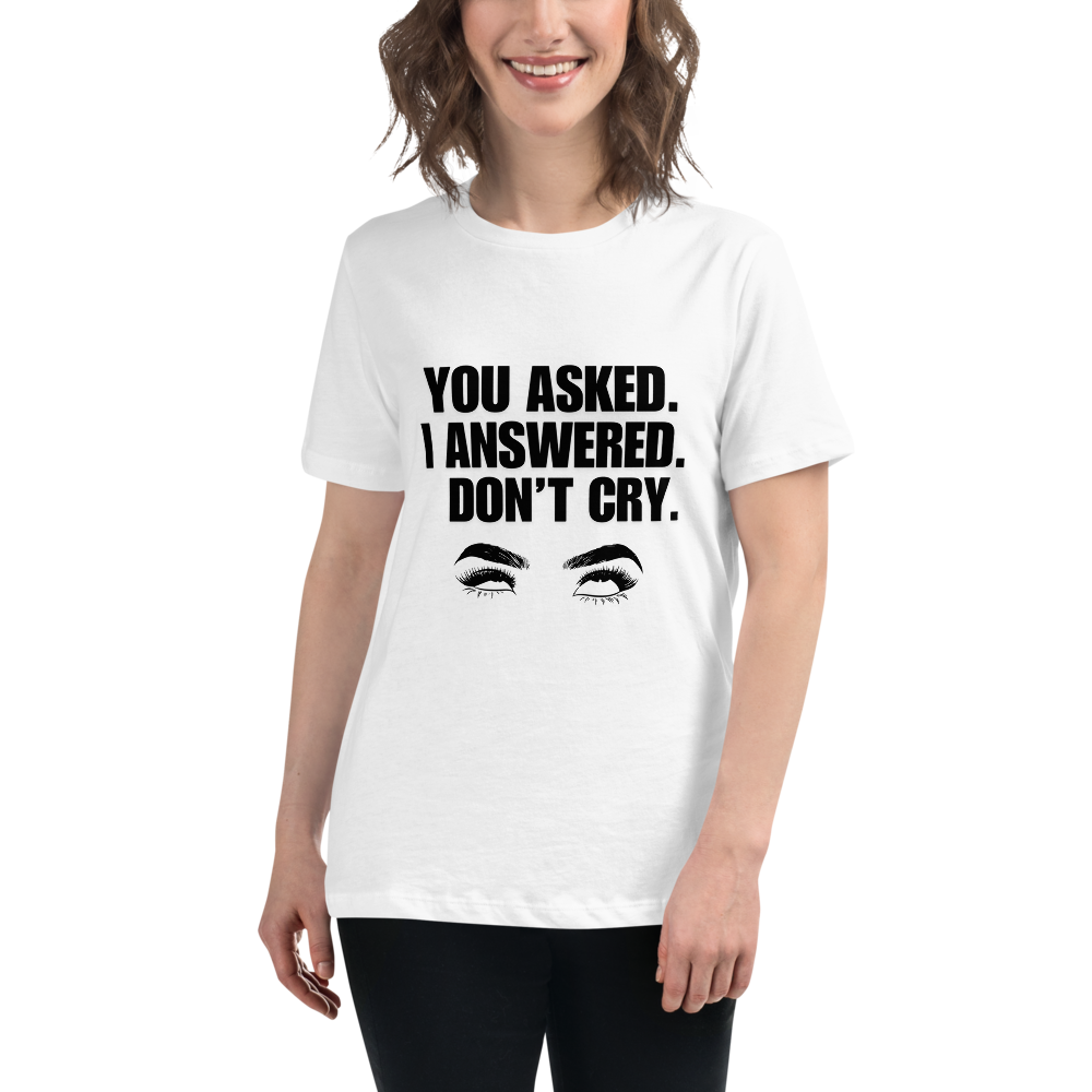 Don’t Cry Tee unisex WLW pride shirt
