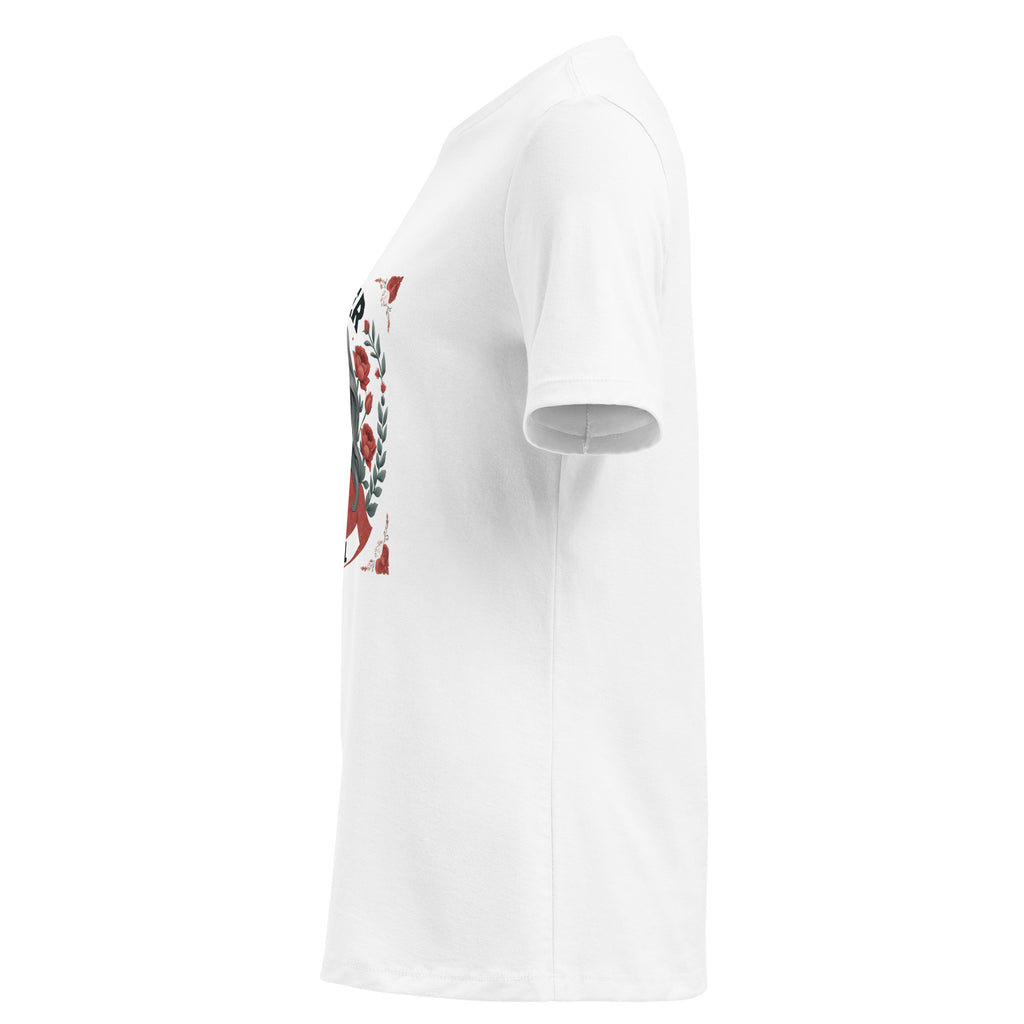 Queer relaxed t-shirt that reads 'lover girl'