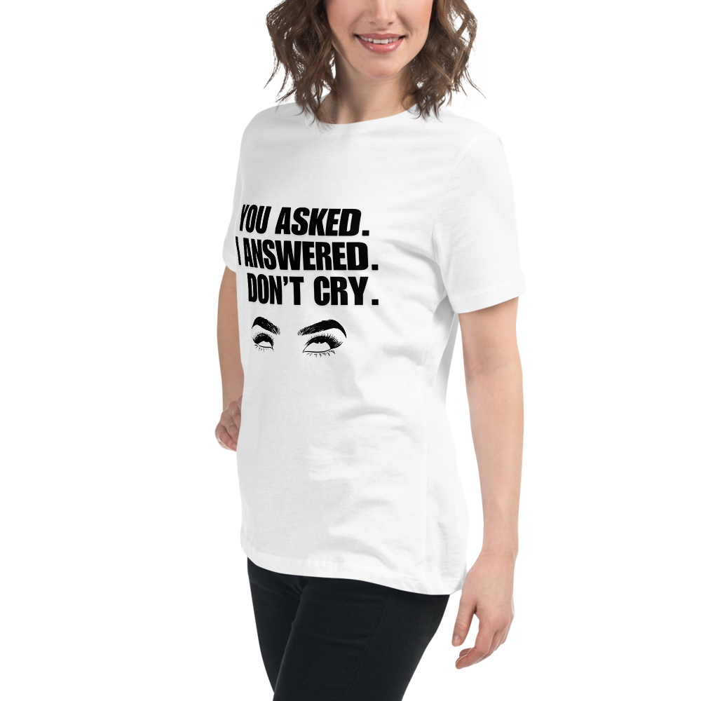 Don’t Cry Tee unisex WLW pride shirt