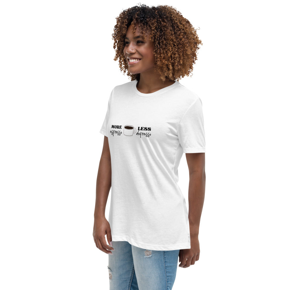 More Espresso Tee unisex WLW slogan shirt with coffee-inspired design